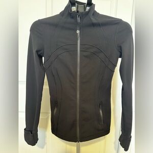 Lululemon Define Black Jacket Full Zip Thumbholes Pockets Athletic Women 4
